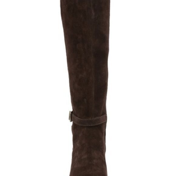 New‎ Clarks Clarkdale Clad Suede Riding Boot Dark B - Picture 3 of 6